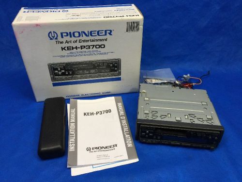 Pioneer keh-p3700 am/fm cassette player w/removable faceplate