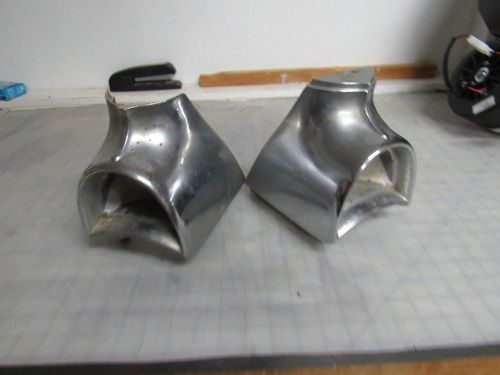 57 chevy car tailight housings pr of used cores.