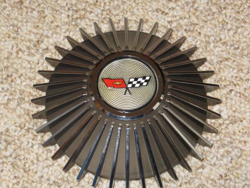1982 corvette collector edition gm factory aluminum wheel center caps