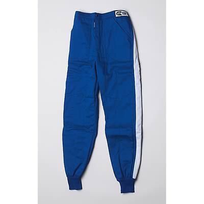 G-force racing pants sfi triple-layer fire retardant x-large blue 4386xlgbu