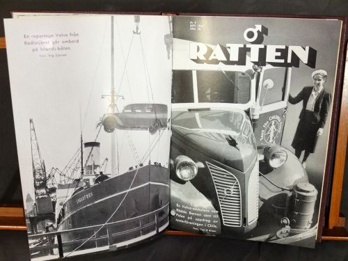 1947 : volvo pv444 / pv800 / pv60 - rare and original volvo book : ratten