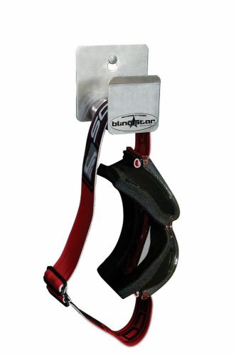 Aluminum goggle  mount holder storage enclosed race trailer organizer blingstar