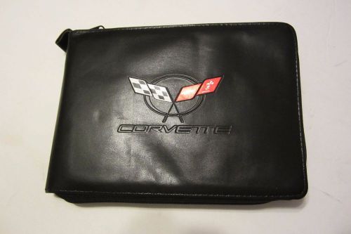 1999 corvette owners manual with leather case