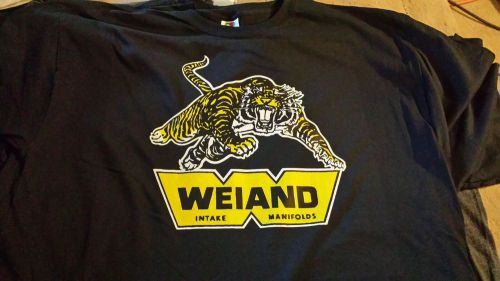 Vintage weiand intakes tiger drag racing t shirt  xl