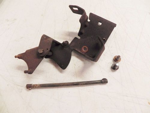 Jeep amc 258 4.2l 6 cyl throttle cable bracket, kick down, linkage rod cj 84-90