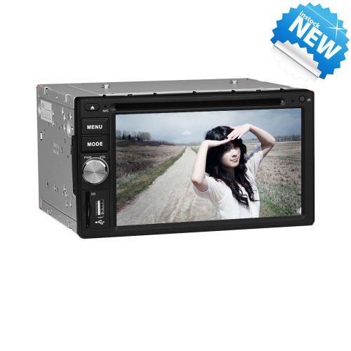 6.2&#034; car gps navi radio stereo bluetooth ipod dvd player free gps map+ camera