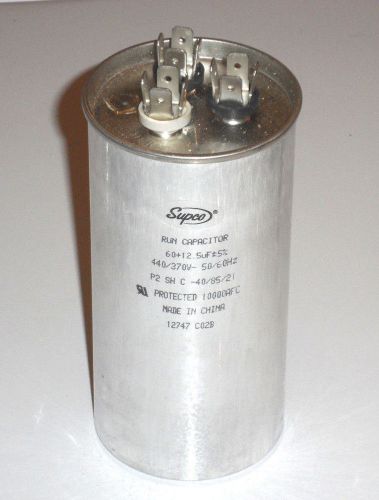 Dometic duo-therm 3100248.750 run capacitor 60+12.5 uf camper rv air conditioner