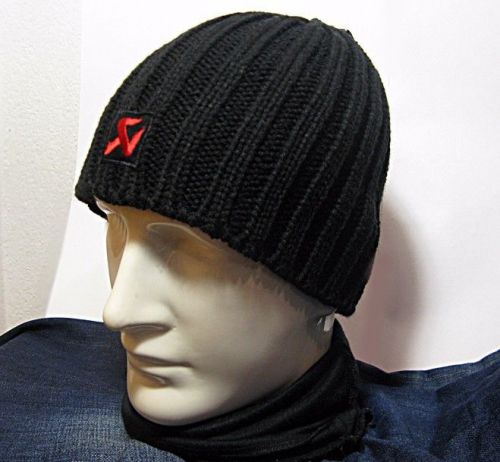 Akrapovic racing exhaust knitted winter beanie cap