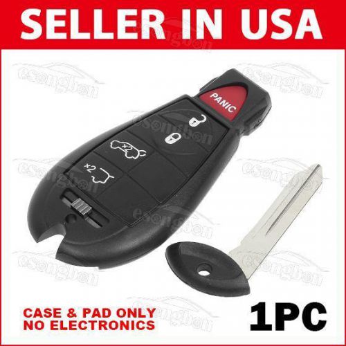 New 5-button keyless fob entry remote insert shell case for 08-10 jeep commander