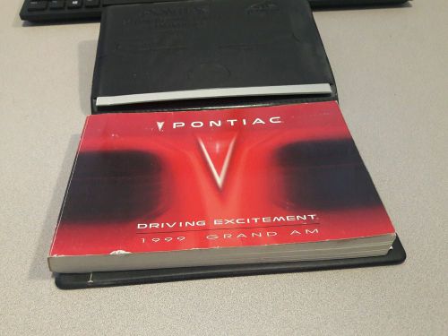 1999 pontiac grand am with owners manual