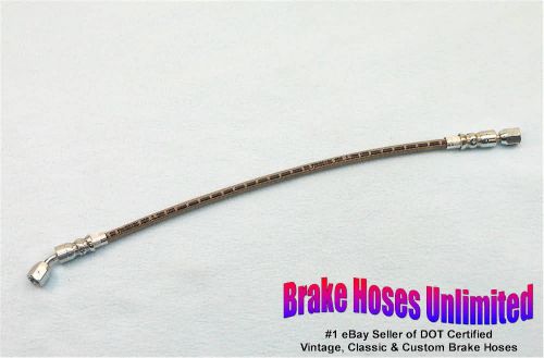 30 inch, dot stainless hose, -4an / jic straight female to 45 degree female
