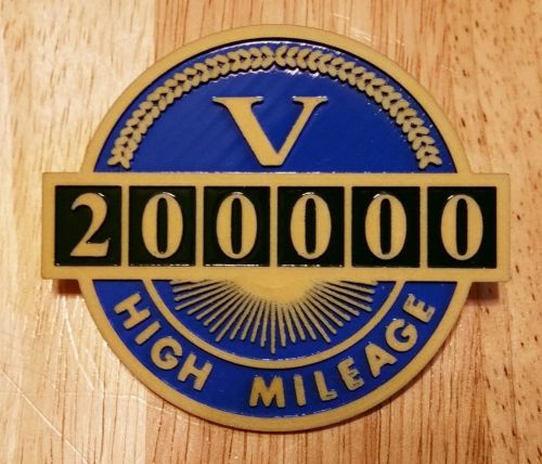 New! 200k high mileage badge emblem suitable for volvo 240 740 1800 120 140 544