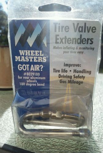 Wheel masters tire valve extenders - 180 degree for rear aluminum wheels