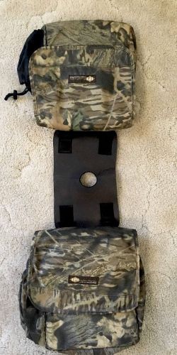 Camo mossy oak atv 4 wheeler gas tank hunting and storage saddlebag