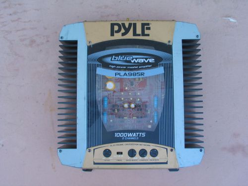 Pyle bluewave automotive audio amplifier high power 600w mosfet pyle mpn pla985r