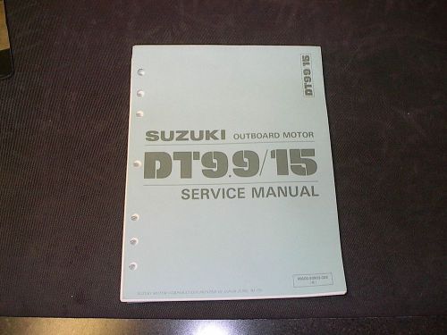 Suzuki 1983 dt9.9/15 dealer service manual  99500-93903-03e, nos