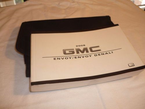 2008 gmc envoy /envoy denali owners manual w/factory case