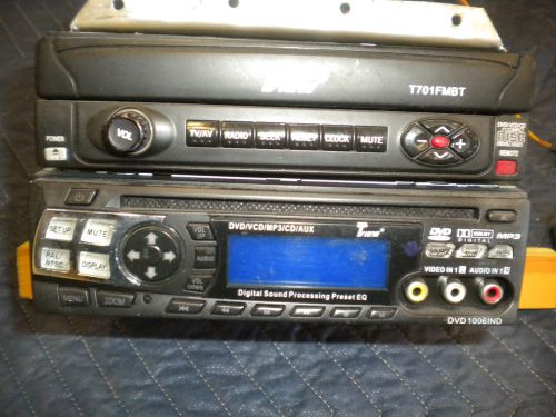Tview t701fmbt and dvd1006indpop up dvd and cd player stackable combo