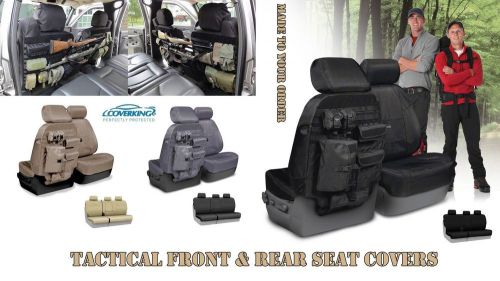 Coverking tactical molle custom front and rear seat covers for toyota tundra
