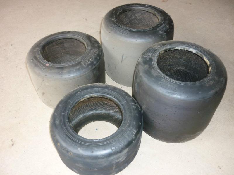 Set of 4 b55a burris racing tires