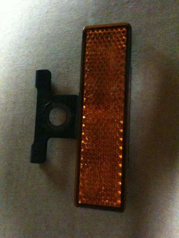 Triumph front fender right side reflector