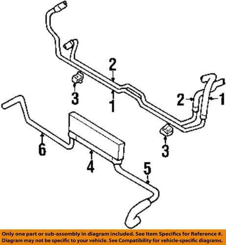 Mopar oem 4546693 transmission oil cooler-inlet hose