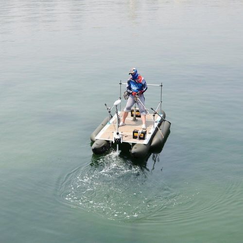 AQUOS HASWING White 12V55LBS 54inch Bow Mount Trolling Motor with Remote Cont..., US $1,206.48, image 2