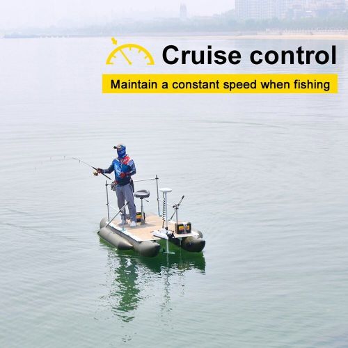 AQUOS HASWING White 12V55LBS 54inch Bow Mount Trolling Motor with Remote Cont..., US $1,206.48, image 5