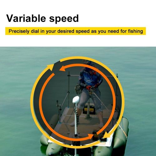 AQUOS HASWING White 12V55LBS 54inch Bow Mount Trolling Motor with Remote Cont..., US $1,206.48, image 6