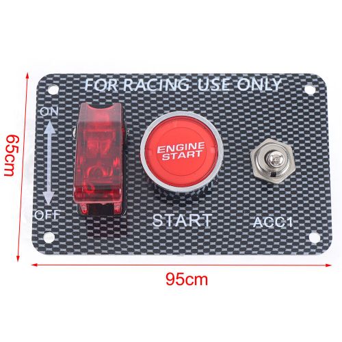 Universal Ignition Engine Start Push Starter Button Panel Toggle Switch 3-stage, US $18.00, image 3