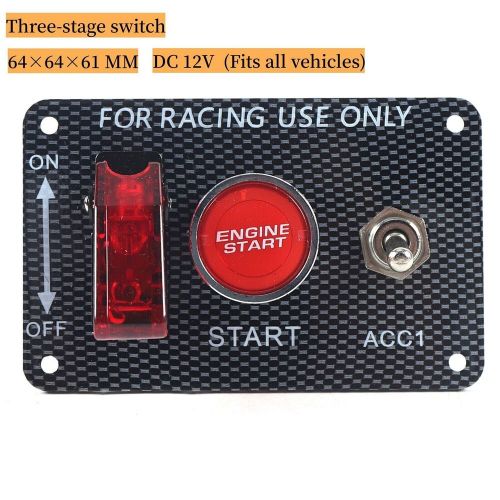 Universal Ignition Engine Start Push Starter Button Panel Toggle Switch 3-stage, US $18.00, image 6