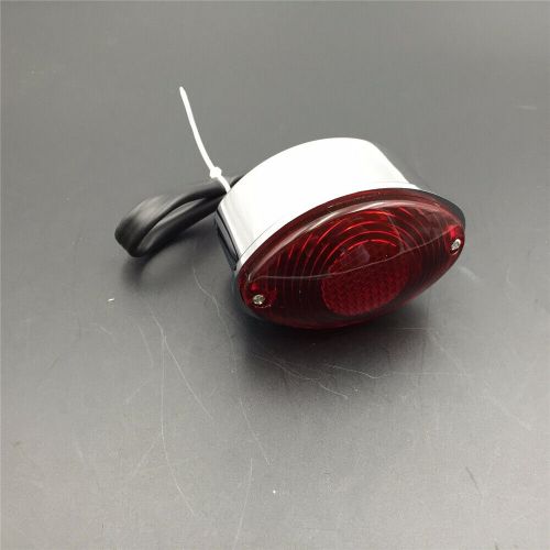 Black License Bracket CD Oval shape Tail Light For Harley Touring Bobber Chopper, US $24.83, image 5