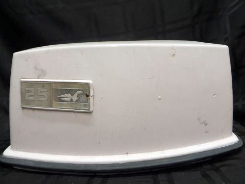 1971 JOHNSON 25R71S 25HP COWLING SHROUD COVER HOOD 384334 OUTBOARD MOTOR, US $78.99, image 4