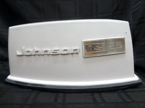 1971 JOHNSON 25R71S 25HP COWLING SHROUD COVER HOOD 384334 OUTBOARD MOTOR, US $78.99, image 9