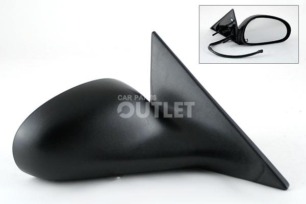 1996-1998 ford mustang passenger side power remote mirror textured no fold right