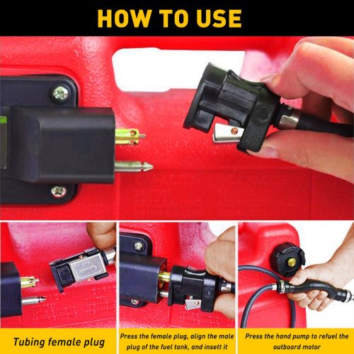 5/16" Marine Outboard Boat Motor Fuel Gas Hose Line Assembly With Primer Bulb US, US $20.99, image 3