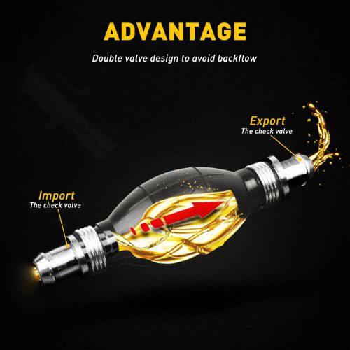 5/16" Marine Outboard Boat Motor Fuel Gas Hose Line Assembly With Primer Bulb US, US $20.99, image 7