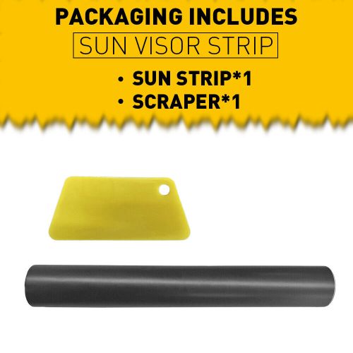 60x10'' Window Tint Windshield Sun Visor Vinyl PVC Decal Sticker matte black, US $10.99, image 2