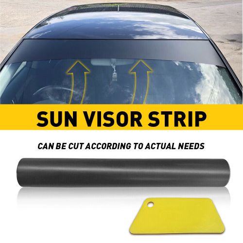 60x10'' Window Tint Windshield Sun Visor Vinyl PVC Decal Sticker matte black, US $10.99, image 12