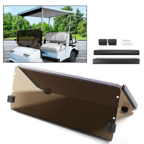 For 1985-1995 Yamaha G2 G9 Tinted Hinged Fold Down Golf Cart Windshield Folding, US $182.00, image 6