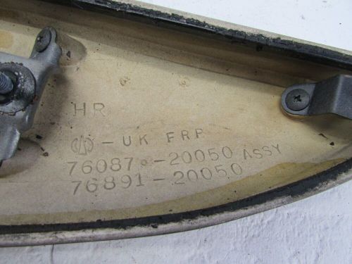 Spoiler end cap celica 1991 1993 right passenger side rear wing extension trim