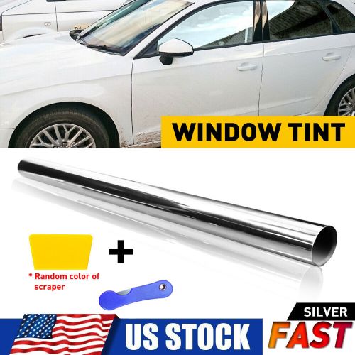 Roll Blackout Glass Window Tint Film 35% VLT 20" x 10FT Car Heat UV Block Silver, US $13.29, image 8