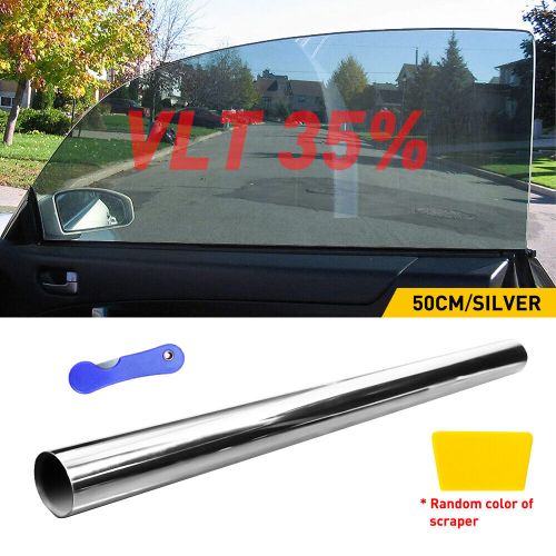 Roll Blackout Glass Window Tint Film 35% VLT 20" x 10FT Car Heat UV Block Silver, US $13.29, image 10