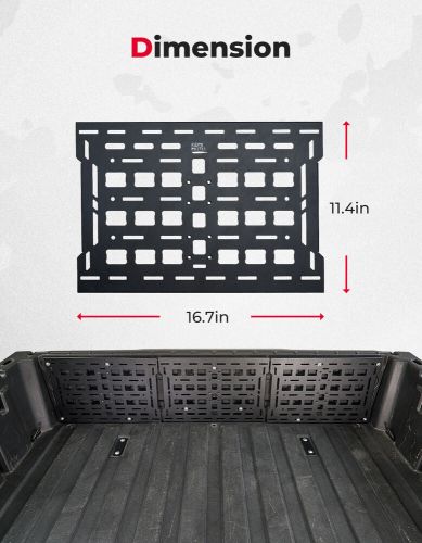 Bed Tailgate Storage Molle Panel Cargo Tailgate for Defender Ranger 2016-2024, US $69.99, image 2