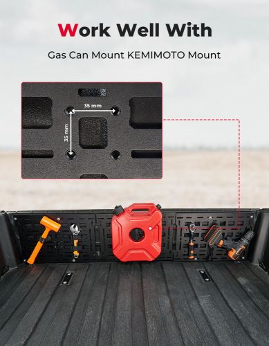 Bed Tailgate Storage Molle Panel Cargo Tailgate for Defender Ranger 2016-2024, US $69.99, image 11