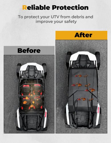 5-pieces utv hard roof combination top for 2024+ polaris rzr xp 4 1000 2884554
