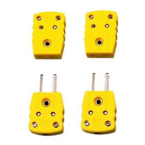 2 Pairs K-Type Male/Female Thermocouple Male Adapter, High Temperature-T5340-, US $, image 7