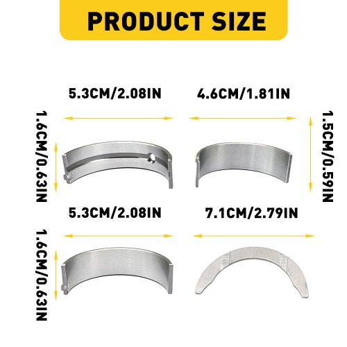 Connecting Rod Bearings Main Bearing Set For 17-20 Hyundai 1.6L Elantra DOHC L4, US $22.99, image 12
