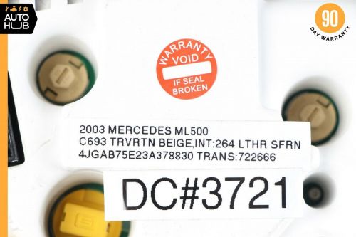 02-05 Mercede W163 ML500 ML350 Instrument Cluster Speedometer 1635405611 230k, US $130.00, image 3