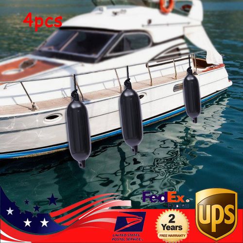 4pcs Ribbed Marine Boat Fender Bumper Dock Shield Protection + Pump 5.5" X 20", US $42.91, image 18
